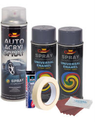 AVEX Kit complet reparatie si vopsire jante culoare Gri Inchis, V2 (AVX-KVJ-GRV2) - strongmoto
