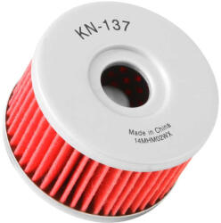 K&N Filtru ulei K&N pentru motociclete, KN137 (HF137) (KN137)