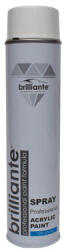 BRILLIANTE Vopsea Spray Acrilica Alb Clasic Lucios (Ral 9003) 600 Ml Brilliante (5235)