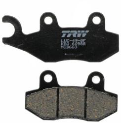 TRW Set placute frana moto ORGANIC - HONDA CBF, NS-1, NSR, VT, XL; KEEWAY SPEED 50-400 (MCB663)