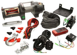 DRAGON WINCH Troliu electric ATV, 3500 lb/ 1588 kg, 15 m, Dragon Winch - cablu sintetic (DWH3500HD-S)