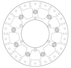 Ferodoracing Disc Frana - Ferodo (FMD0279RF)