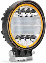 AMIO Proiector LED pentru Off-Road, ATV, SSV, cu functie de semnalizare, culoare 6500K, 3360 lm, tensiune 9 - 36V, diametru Ø110 mm (AVX-AM02428)