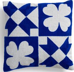 &K Amsterdam Față de pernă Patch Quilt 40 x 40 cm, albastru (2539-02) Lenjerie de pat