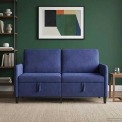 vidaXL Sofa cu Spatiu de Depozitare Albastru Politie 152 x 78 x 87 cm GartenMobel Dekor (42036945) Canapea