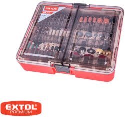 Extol Premium 8803775 mini köszörű-, csiszoló- és polírozó készlet, Ø 3.2 mm - 518 darabos (8803775)