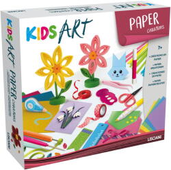 Lisciani Set creativ LISCIANI KIDS ART - Decoratiuni din hartie, Quilling, 7 ani+ (EDUC-LEX114153)