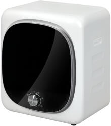 HOMCOM Mini Uscător de Rufe Portabil 4 kg, 5 Programe, 800W, Încărcare Frontală, Tambur Inox, pentru Acasă, Alb | Aosom Romania (B61-012V90WT)