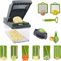 Amazon Zöldségaprító készlet 14 az 1-ben AMAZON többszínű rozsdamentes acél 33x13x10cm