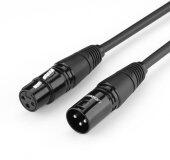 UGREEN AV130 XLR Mikrofon Kábel - 1 m - Fekete 20708B