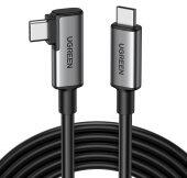 UGREEN US551 USB-C - USB-C Adatkábel és Töltőkábel - 5m - Fekete 90629