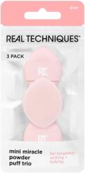 Real Techniques Mini csodaszivacs Powder Puff, 3 darab