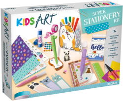 Lisciani Jucarii creative LISCIANI KIDS ART Super Stationary Kit, Multicolor, Set creativ, 7+ ani (EDUC-LEX113880)