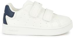 GEOX Geox, Tépőzáras perforált sneaker, Törtfehér, Tengerészkék, 23 EU (B365LA000BCC0899-23)
