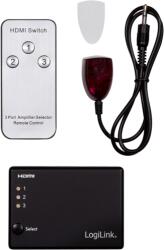 LogiLink Switch HDMI Logilink HD0042, 3x HDMI , Black (HD0042)