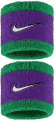 Nike Swoosh Classic csuklópánt, zöld/lila/fehér, 2 db