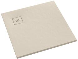 Schedline Protos Cashmere Stone cădiță de duș pătrată 80x80 cm bej 3SP. P1K-8080/PK/ST-M1/PK/ST (3SPP1K8080PKSTM1PKST)
