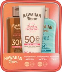 Hawaiian Tropic Trio Face Cream SPF50 + Dry oil SPF 30 + After Sun Lotion utazó szett