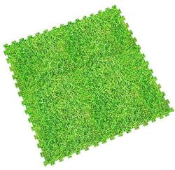 Raya Toys Covoraș puzzle pentru copii Raya Toys - Iarbă, 30 x 30 cm, 9 piese (502124299)