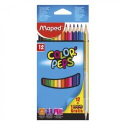 Maped Színes ceruza MAPED Color Peps Star háromszögletű 12+1 darabos készlet 832021 (832021)
