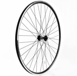 VeloGo Velogo-Malvestiti 28-as (622 mm - 700C) országúti első kerék, ipari csapágyas, gyorszáras tengellyel, fekete