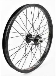 VeloGo Velogo-Alexrims 20-as (406x32 mm) BMX első kerék, 14 mm-es csavaros tengellyel, fekete