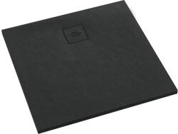 Schedline Protos Black Stone négyzet alakú zuhanytálca 100x100 cm fekete 3SP. P1K-100100/C/ST-M1/C/ST (3SPP1K100100CSTM1CST)