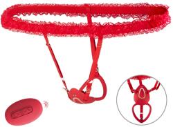 You2Toys Your Strap-on Collection Lay-on Set Red Vibrator