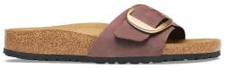 Birkenstock papuci pentru femei, din nubuc Madrid Big Buckle Nubuck Leather 9BY2-KLDZW8_34X (1033145)