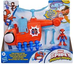 Spidey and His Amazing Friends Figurina cu elicopter, Spidey And His Amazing Friends, Team Spidey Copter, G1969 Figurina