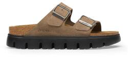 Birkenstock papuci pentru femei, din piele întoarsă Arizona Chunky Suede Leather 9BY2-KLDZWH_08X (1033080)