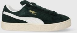 PUMA bőr sportcipő Suede XL Hairy - zöld Férfi 38