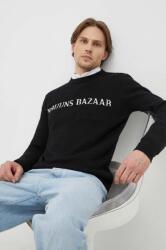 Bruuns Bazaar pulóver Simon Nouveau - fekete XL