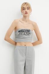 Moschino Jeans top gyapjúkeverékből - szürke 34