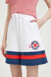 Love Moschino pamut rövidnadrág - fehér 38 - answear - 39 990 Ft