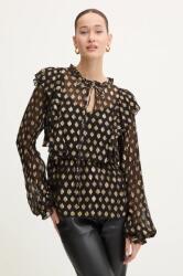 Never Fully Dressed felső Primrose Blouse - fekete XS