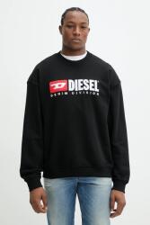 Diesel pamut melegítőfelső S-BOXT-DIV SWEAT-SHIRT - fekete XXL