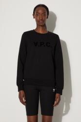 APC A. P. C. pamut melegítőfelső Sweat Viva - fekete S