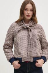 Pepe Jeans gyapjú keverék dzseki BRIDGET - bézs L