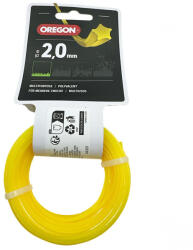 Oregon Scientific Yellow Pro Star Csillag Profilú Fűkasza Damil - 2.0 mm x 15 méter (69-446-Y)