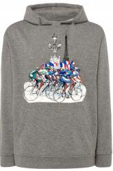 JHK Tour De France Kerékpáros Pulóver Kapucnival M. xs