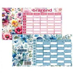 T-Creativ Virágos mini órarend - T-Creatív - kétoldalas (TC26-N13051TFL-914205)