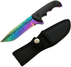Depox Cutit de vanatoare DEPOX®, Safari Mix, 23 cm, multicolor, teaca inclusa (1338)