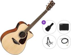 Yamaha FSX800C Premium SET Natural Chitară electro-acustică Jumbo