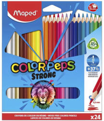Maped Színes ceruza MAPED Color Peps Strong háromszögletű 24 darabos készlet (862724) - fotoland