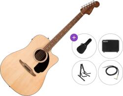 Fender California Standard Redondo CE Premium SET Natural Chitară electro-acustică Dreadnought