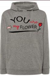 JHK You Are My Flower Pulóver Nyomtatás Kapucni méret3XL
