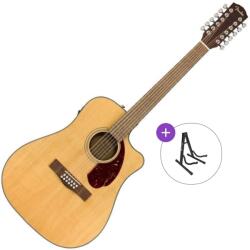 Fender CD-140SCE WN 12 Basic SET Natural Chitară electro-acustică cu 12 corzi