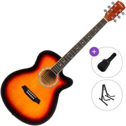 Pasadena PGC-10E Standard SET Vintage Sunburst Chitară electro-acustică Jumbo