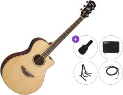 Yamaha APX600 Premium SET Natural Chitară electro-acustică Jumbo
